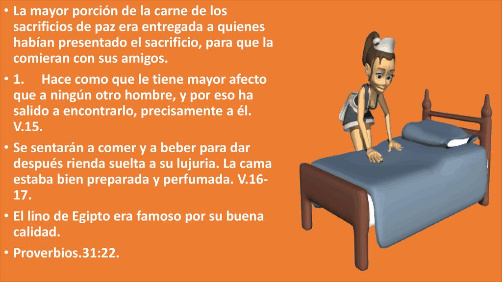 La mayor porción de la carne de los sacrificios de paz era entregada a quienes habían presentado el sacrificio, para que la comieran con sus amigos.