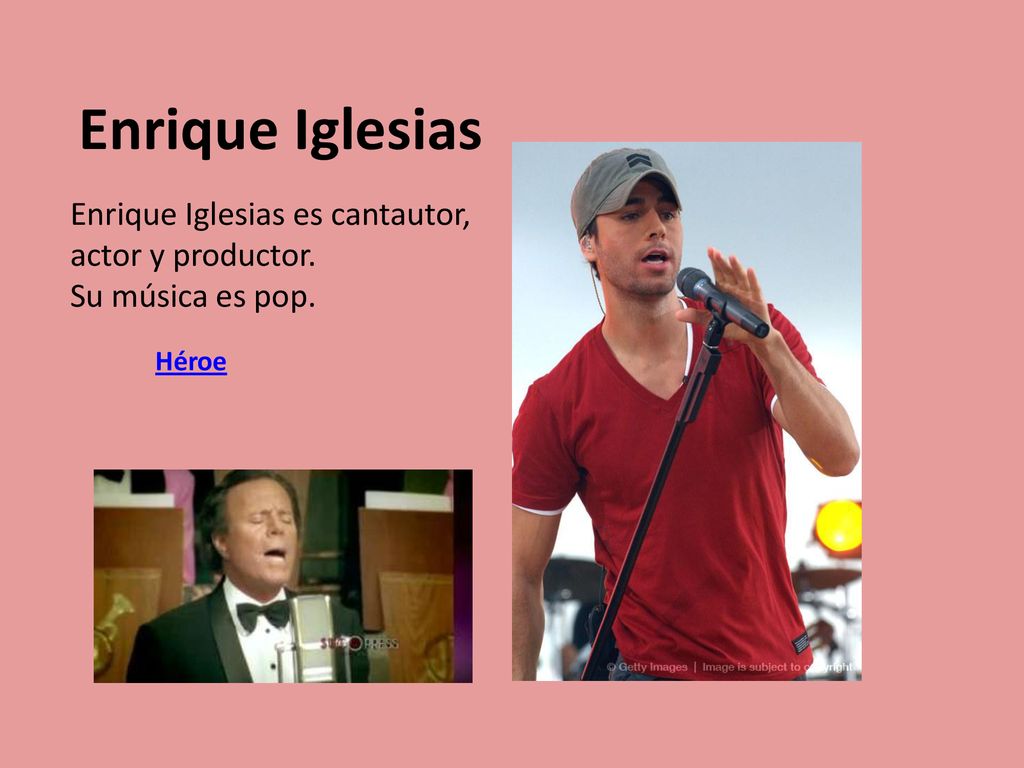 Enrique Iglesias Enrique Iglesias es cantautor, actor y productor.