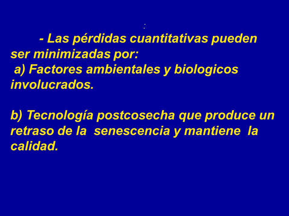 a) Factores ambientales y biologicos involucrados.