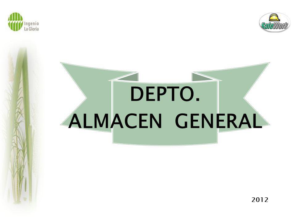 DEPTO. ALMACEN GENERAL 2012
