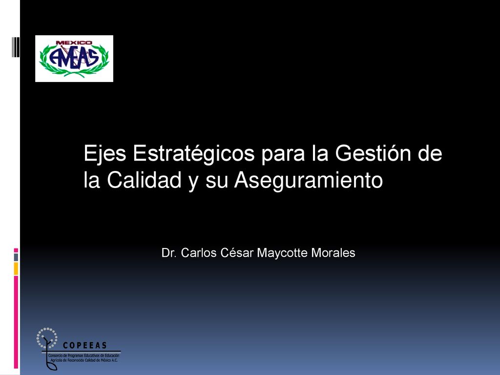 Ejes Estratégicos para la Gestión de la Calidad y su Aseguramiento