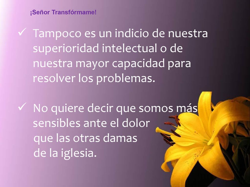 No quiere decir que somos más sensibles ante el dolor