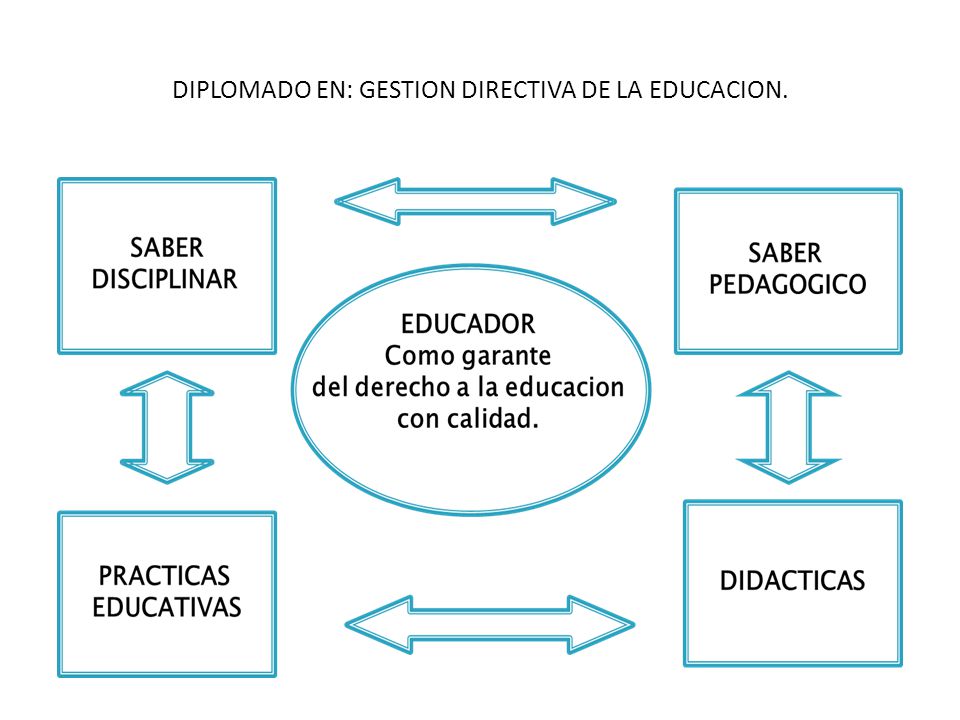 DIPLOMADO EN: GESTION DIRECTIVA DE LA EDUCACION.