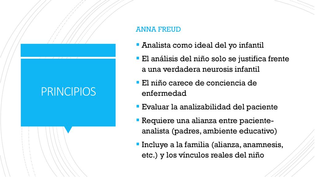 PRINCIPIOS Analista como ideal del yo infantil