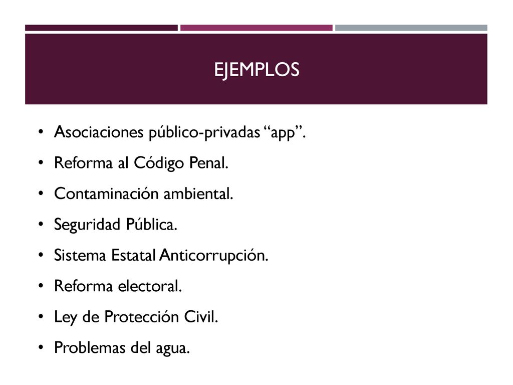 ejemplos Asociaciones público-privadas app . Reforma al Código Penal.
