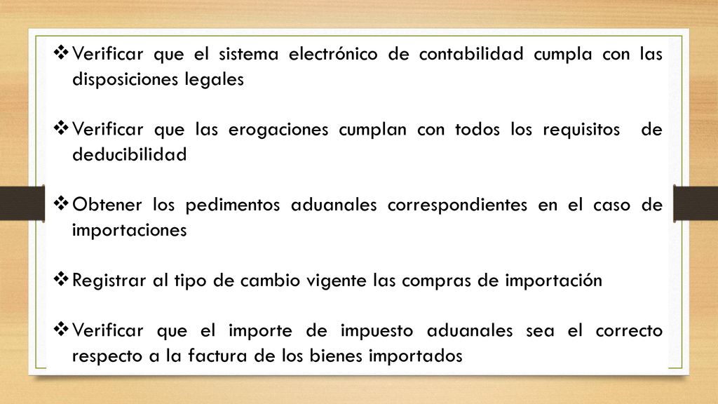 Verificar que el sistema electrónico de contabilidad cumpla con las disposiciones legales