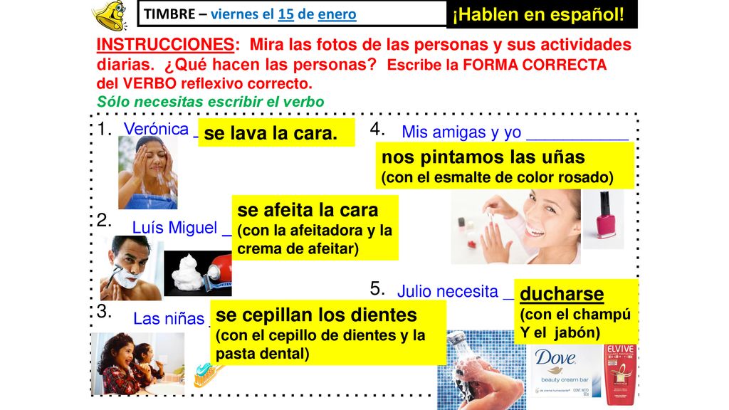 se afeita la cara (con la afeitadora y la crema de afeitar)