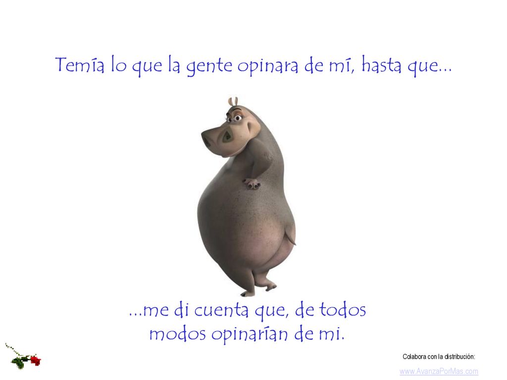 Temía lo que la gente opinara de mí, hasta que...