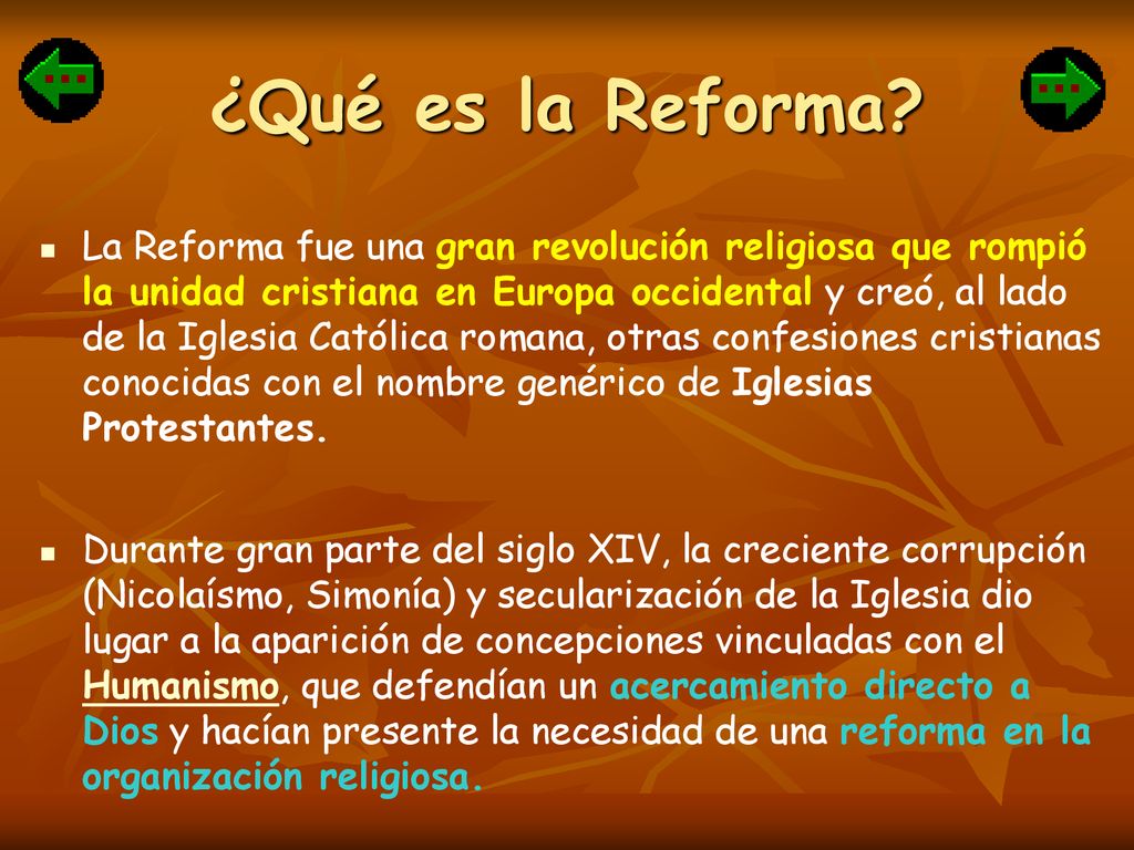 Reforma y Contrarreforma. - ppt descargar