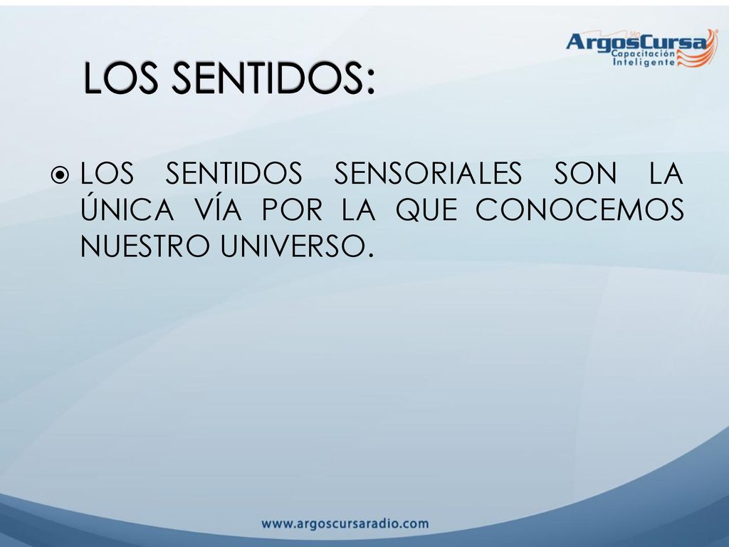 LOS SENTIDOS: LOS SENTIDOS SENSORIALES SON LA ÚNICA VÍA POR LA QUE CONOCEMOS NUESTRO UNIVERSO.
