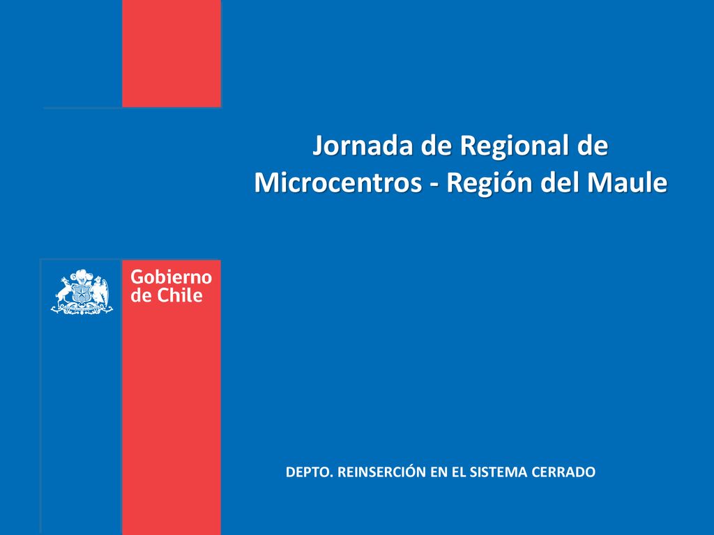 Jornada de Regional de Microcentros - Región del Maule