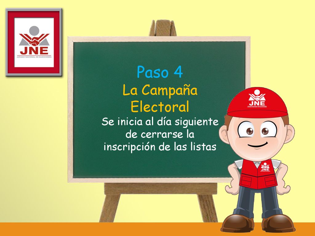 Se inicia al día siguiente de cerrarse la inscripción de las listas