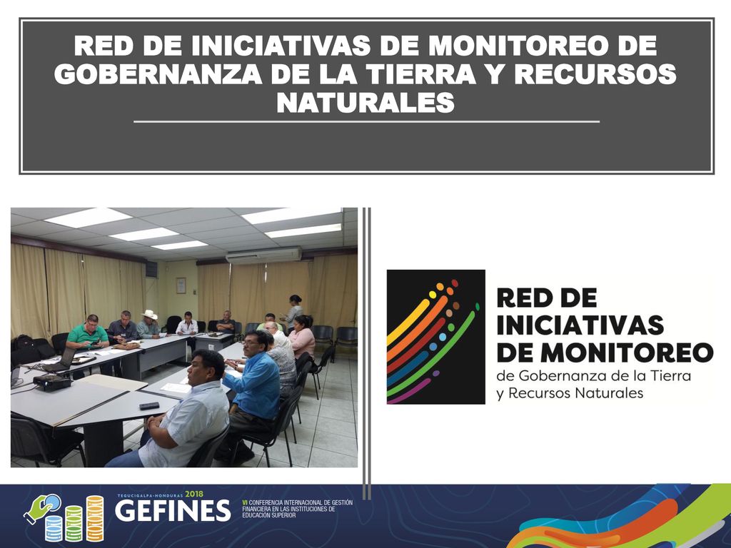 RED DE INICIATIVAS DE MONITOREO DE GOBERNANZA DE LA TIERRA Y RECURSOS NATURALES