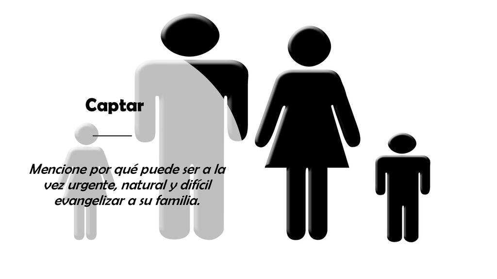 Captar Mencione por qué puede ser a la vez urgente, natural y difícil evangelizar a su familia.