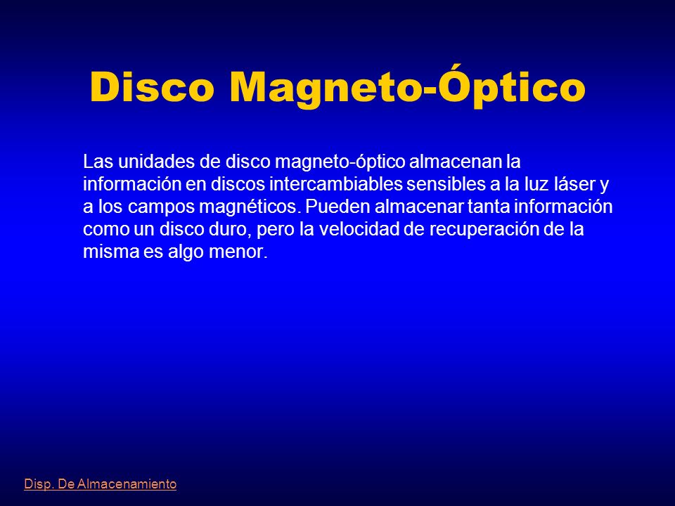 Disco Magneto-Óptico