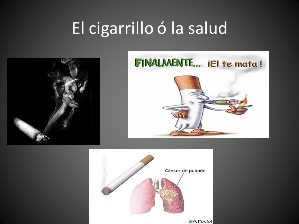 El cigarrillo ó la salud