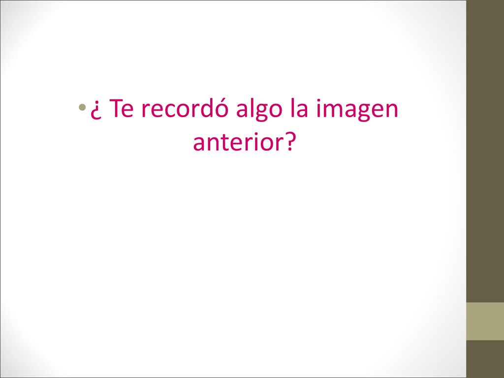 ¿ Te recordó algo la imagen anterior