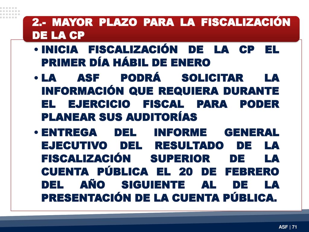 INICIA FISCALIZACIÓN DE LA CP EL PRIMER DÍA HÁBIL DE ENERO