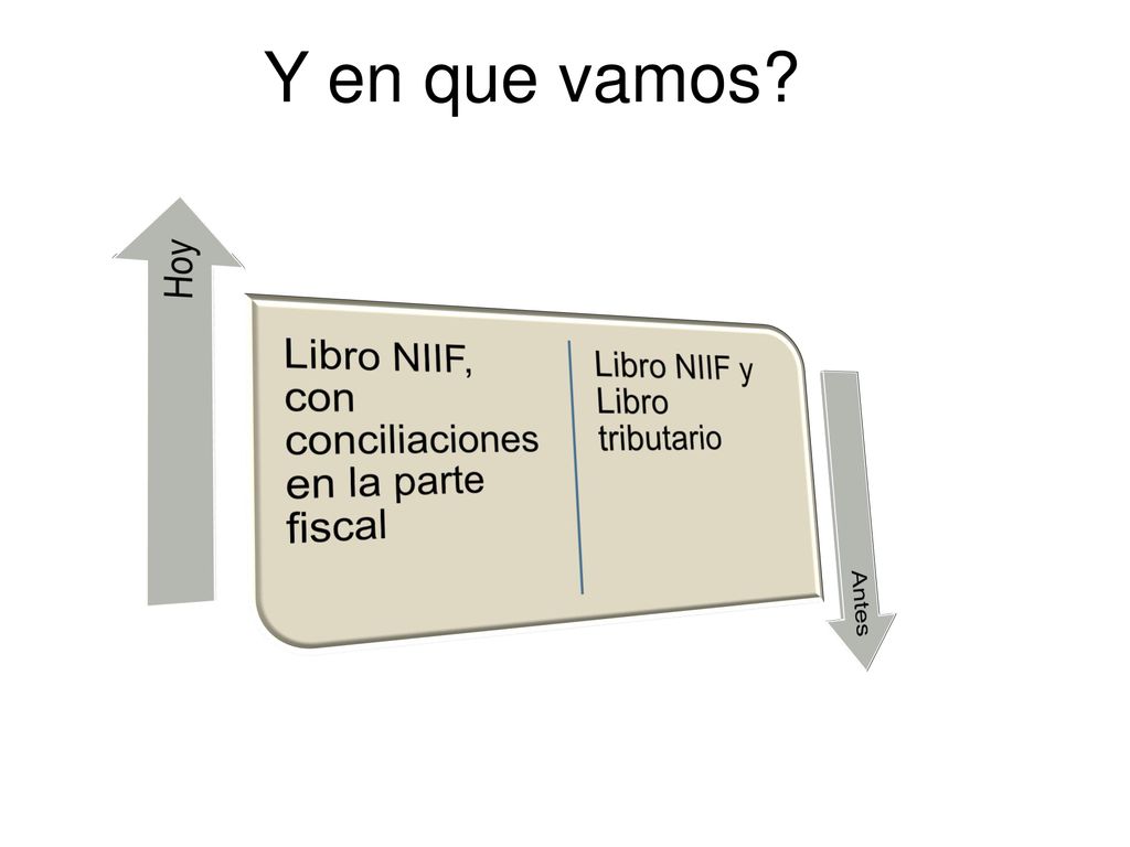 Y en que vamos Libro NIIF, con conciliaciones en la parte fiscal
