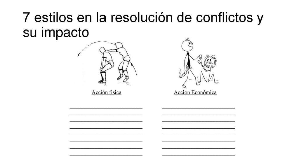 7 estilos en la resolución de conflictos y su impacto