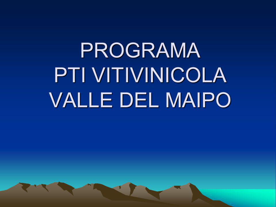 PROGRAMA PTI VITIVINICOLA VALLE DEL MAIPO