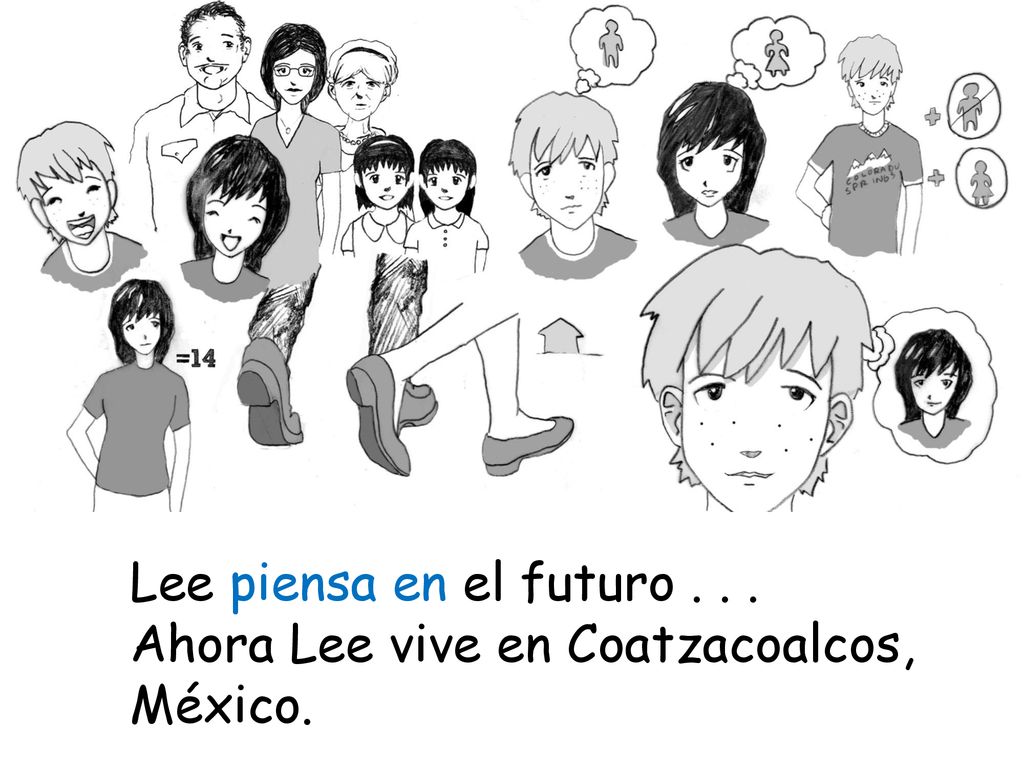 Lee piensa en el futuro Ahora Lee vive en Coatzacoalcos, México.