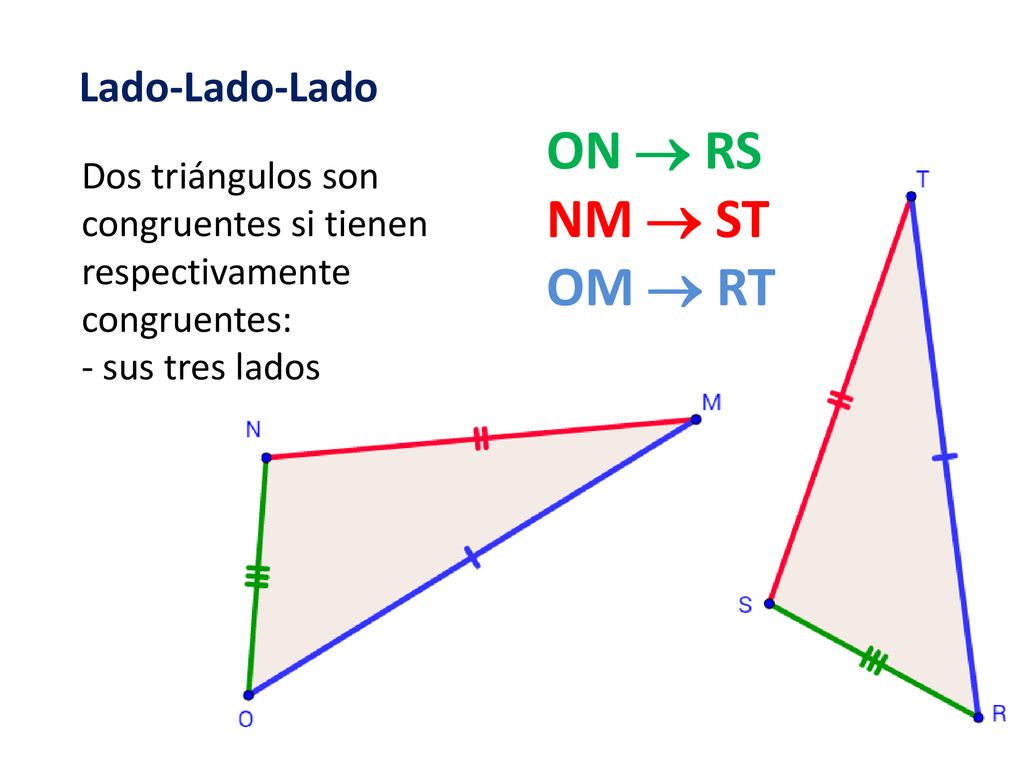 ON  RS NM  ST OM  RT Lado-Lado-Lado