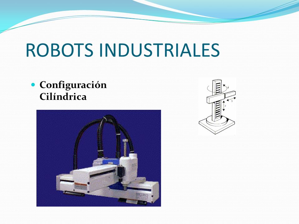 ROBOTS INDUSTRIALES Configuración Cilíndrica