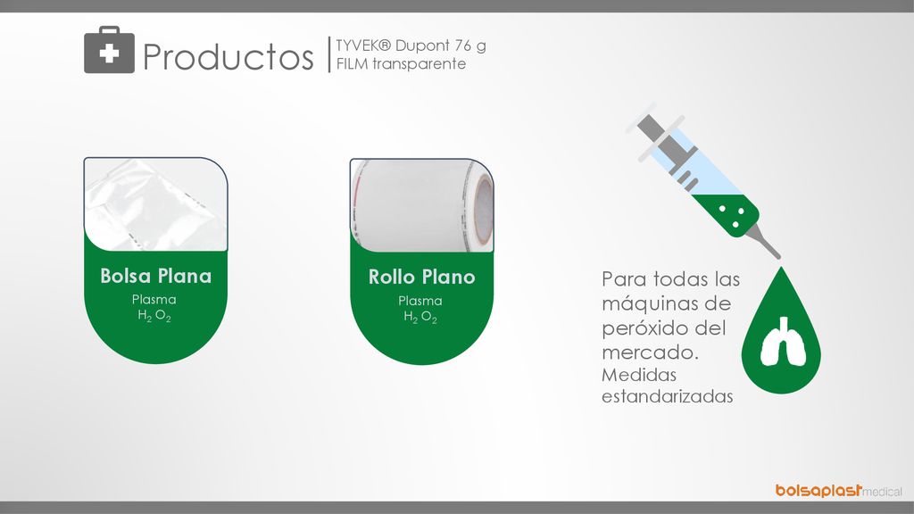 Productos Bolsa Plana Rollo Plano