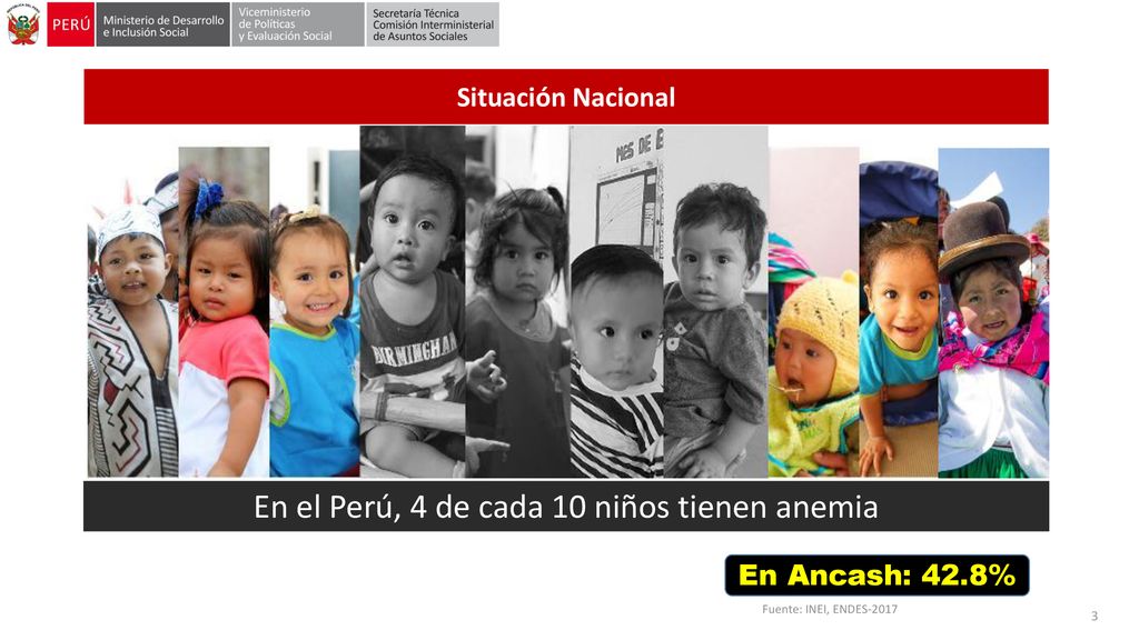 En el Perú, 4 de cada 10 niños tienen anemia