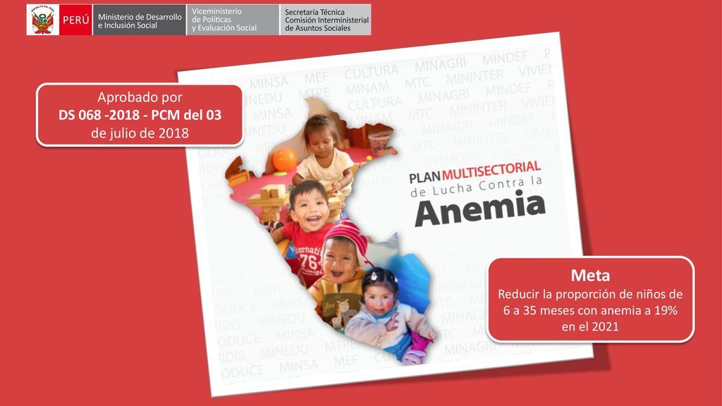 Meta Aprobado por DS PCM del 03 de julio de 2018