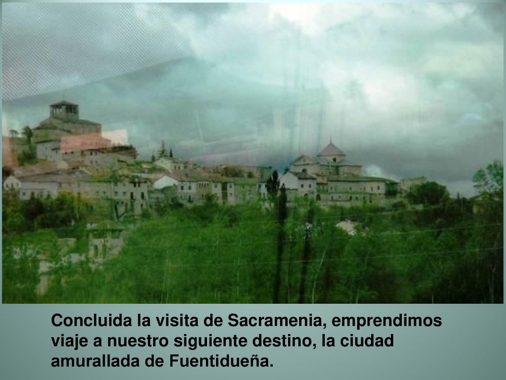 Concluida la visita de Sacramenia, emprendimos viaje a nuestro siguiente destino, la ciudad amurallada de Fuentidueña.