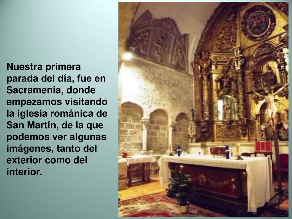 Nuestra primera parada del día, fue en Sacramenia, donde empezamos visitando la iglesia románica de San Martín, de la que podemos ver algunas imágenes, tanto del exterior como del interior.