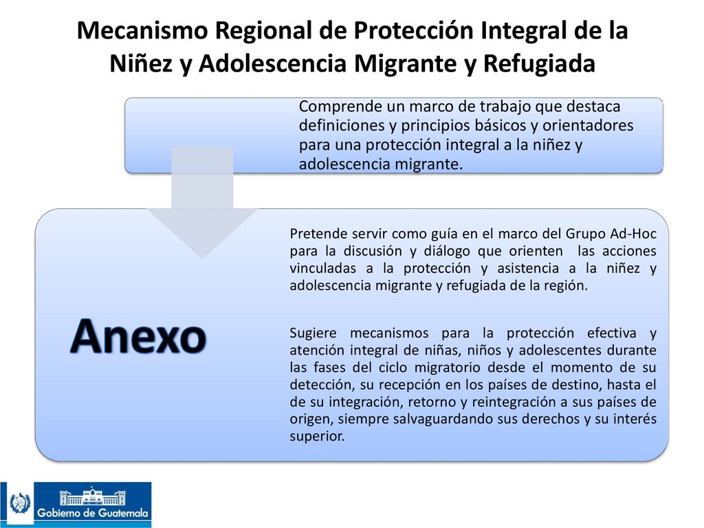 Mecanismo Regional de Protección Integral de la Niñez y Adolescencia Migrante y Refugiada