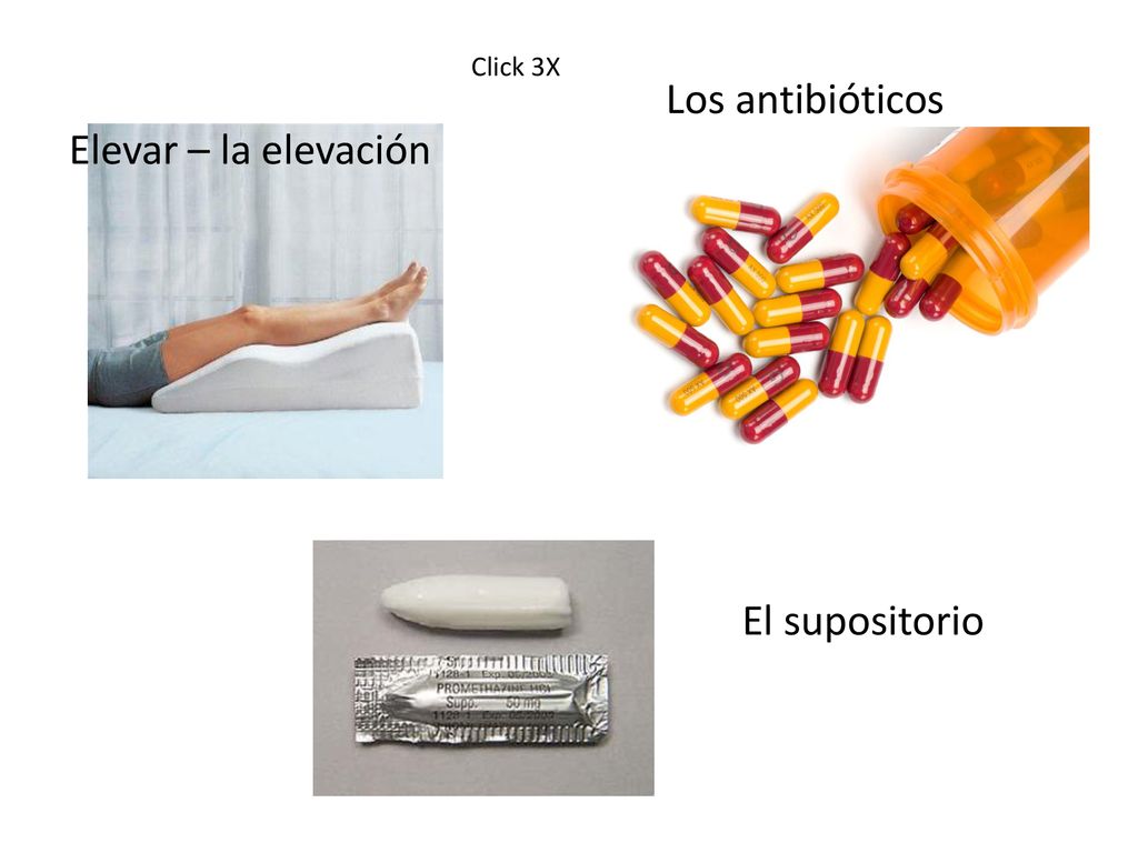 Click 3X Los antibióticos Elevar – la elevación El supositorio