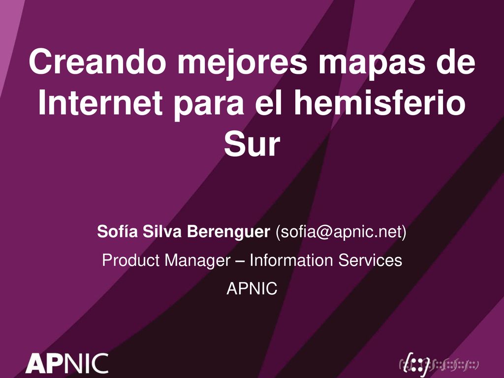 Creando mejores mapas de Internet para el hemisferio Sur