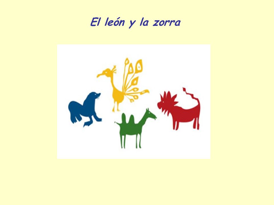 El león y la zorra