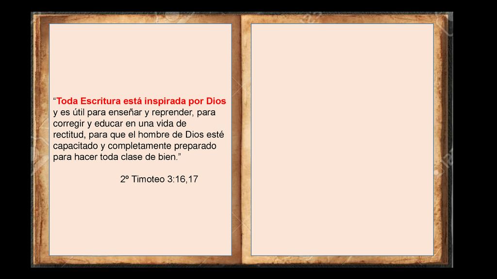 Toda Escritura está inspirada por Dios y es útil para enseñar y reprender, para corregir y educar en una vida de rectitud, para que el hombre de Dios esté capacitado y completamente preparado para hacer toda clase de bien.