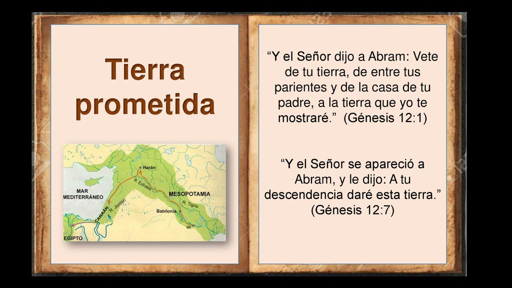 Y el Señor dijo a Abram: Vete de tu tierra, de entre tus parientes y de la casa de tu padre, a la tierra que yo te mostraré. (Génesis 12:1)