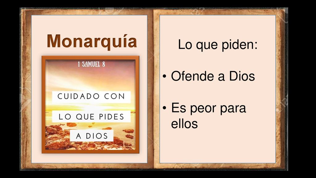 Lo que piden: Ofende a Dios Es peor para ellos Monarquía