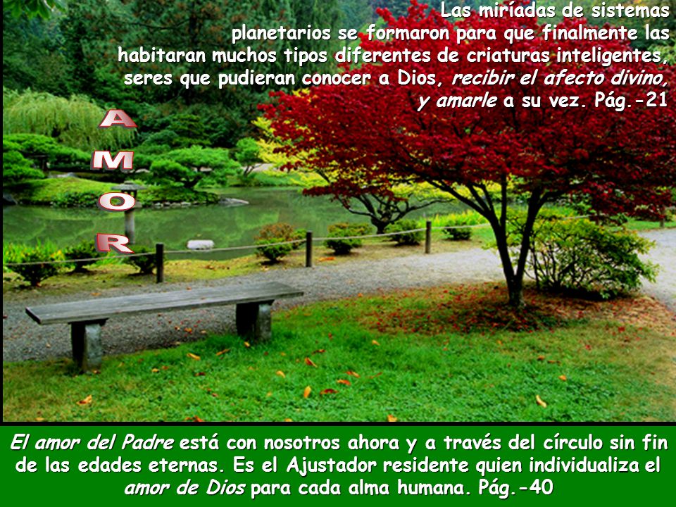 amor de Dios para cada alma humana. Pág.-40