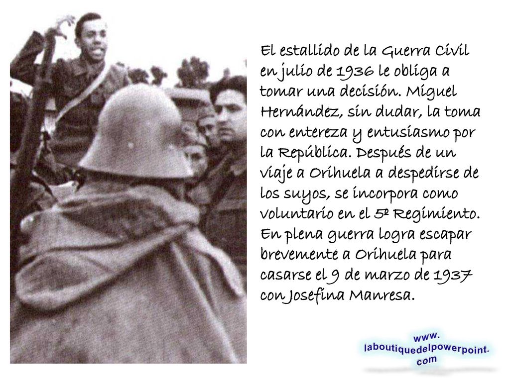 El estallido de la Guerra Civil en julio de 1936 le obliga a tomar una decisión.