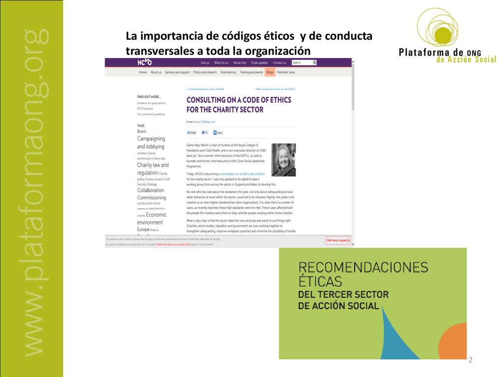 La importancia de códigos éticos y de conducta transversales a toda la organización