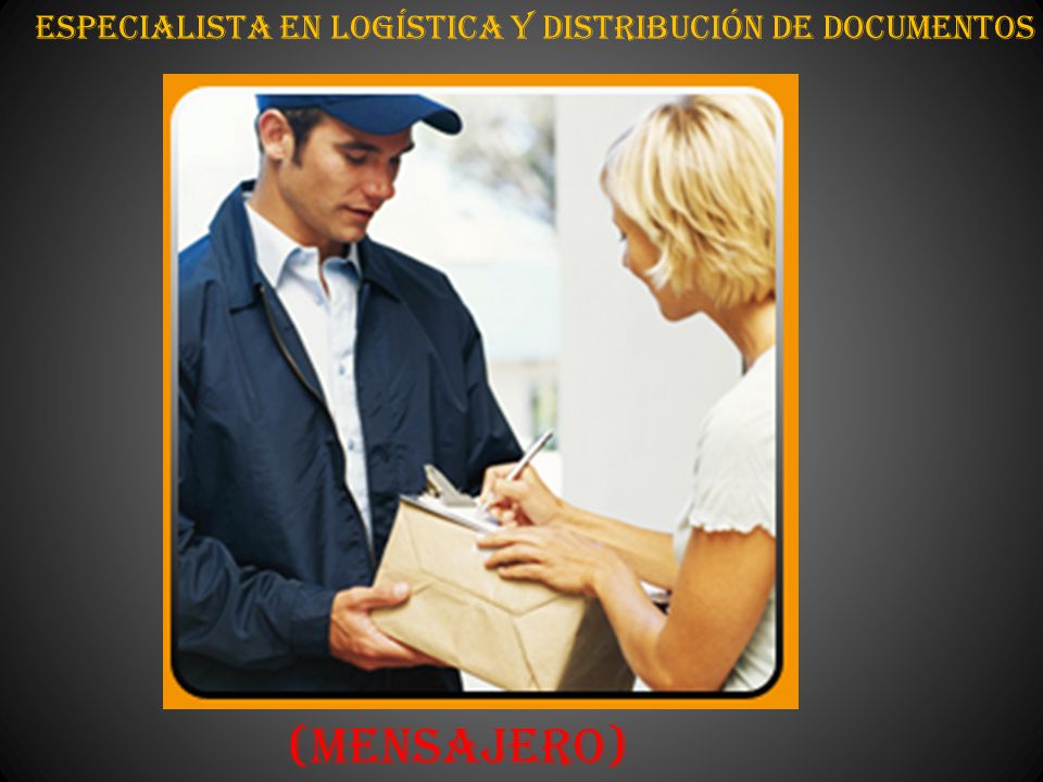 Especialista en Logística y distribución de Documentos