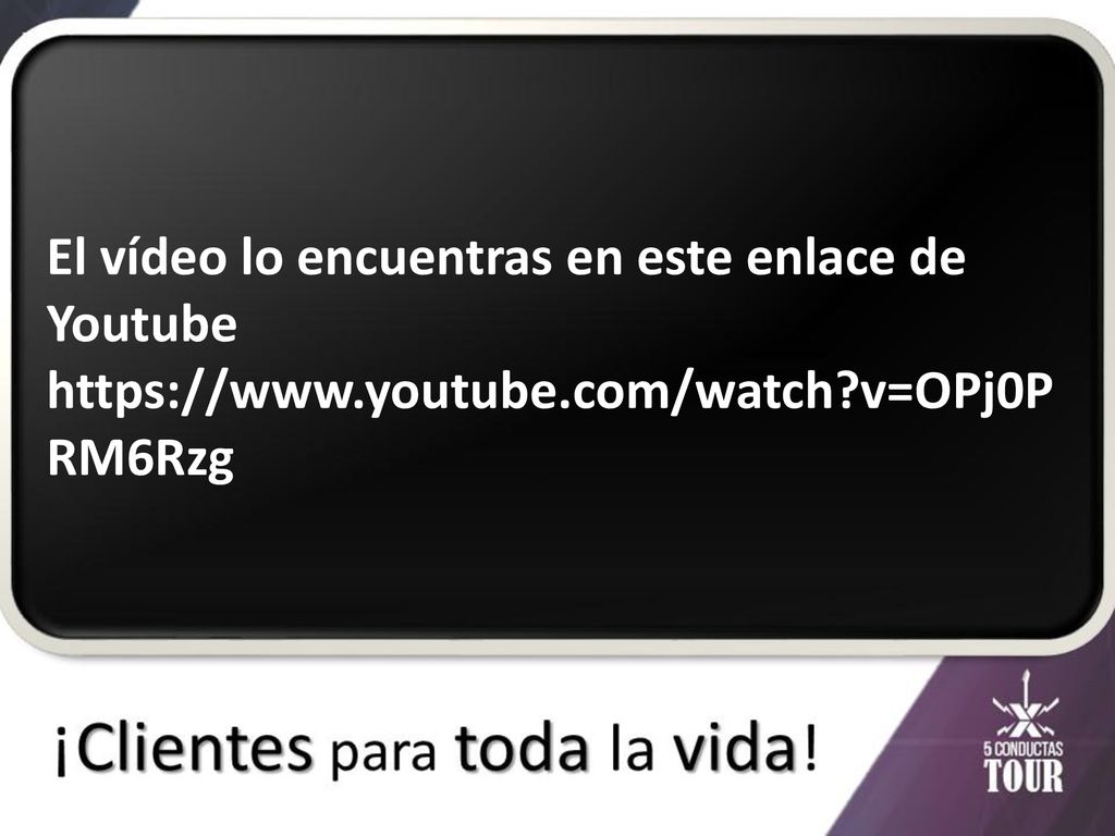 El vídeo lo encuentras en este enlace de Youtube   youtube