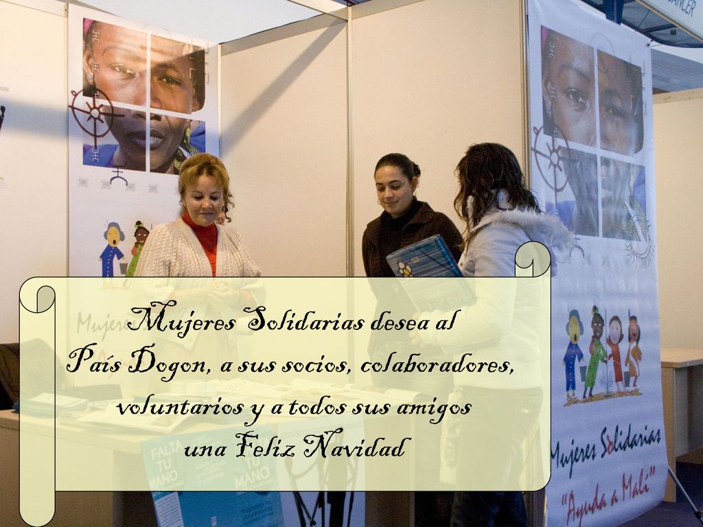 Mujeres Solidarias desea al País Dogon, a sus socios, colaboradores,