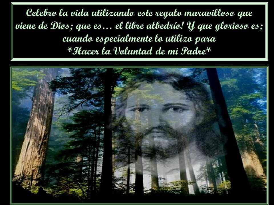 Celebro la vida utilizando este regalo maravilloso que viene de Dios; que es… el libre albedrío.