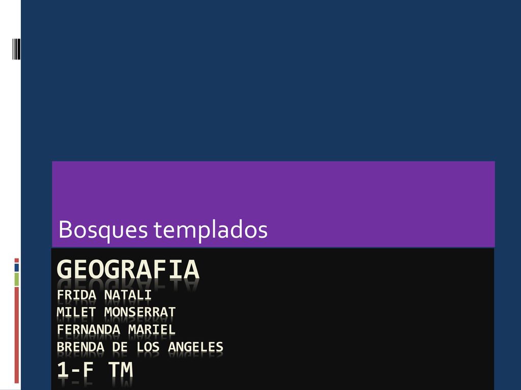 Bosques templados Geografia frida natali milet monserrat fernanda mariel brenda de los angeles 1-f tm.