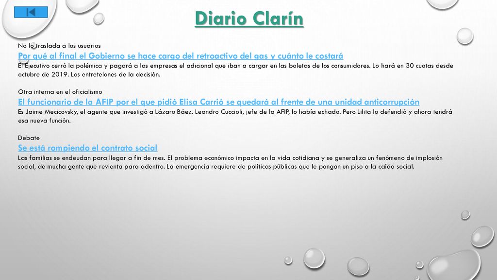Diario Clarín No lo traslada a los usuarios. Por qué al final el Gobierno se hace cargo del retroactivo del gas y cuánto le costará.