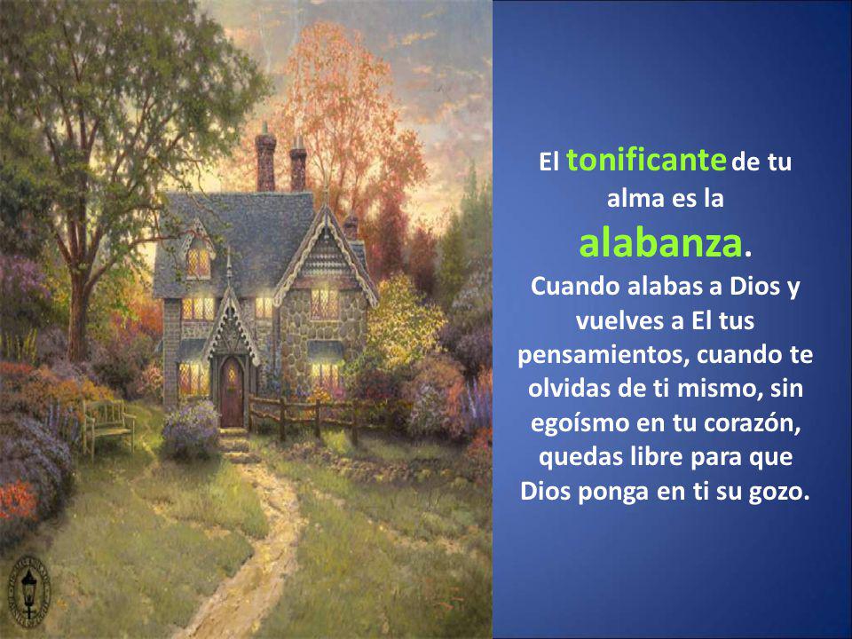 El tonificante de tu alma es la